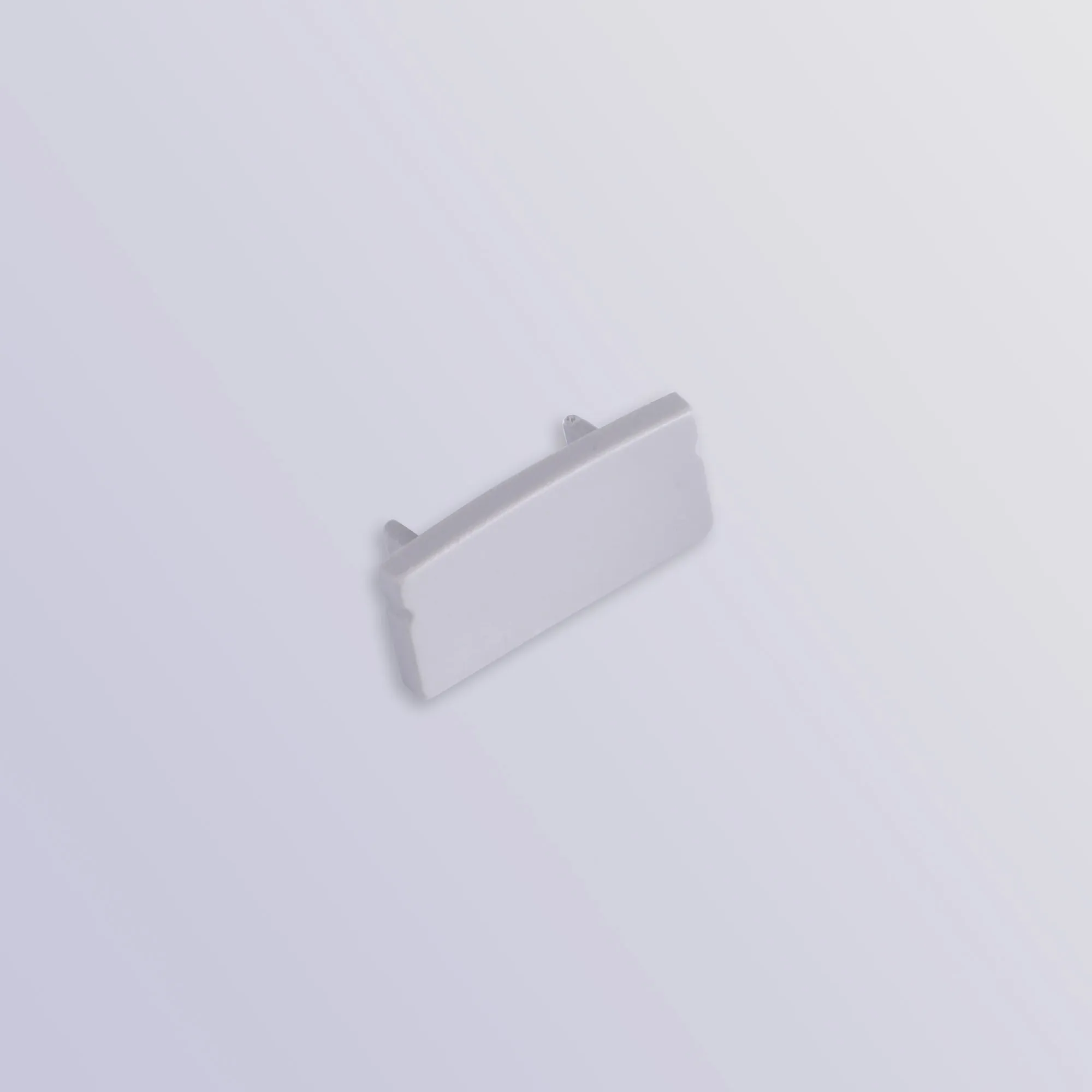 Tiras 17 x 8.5mm Grey Profile End Cap Without Hole (1pc) for M7383 M7389  Mantra Fusion Tiras LED Profile